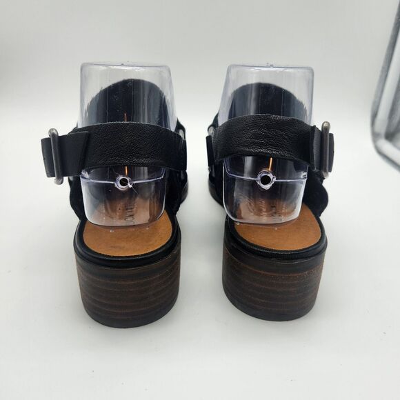 Lucky Brand Women's Kaedey Clog Slingback Block Heel Suede Sandal US SIZE 6.5 - Picture 4 of 9